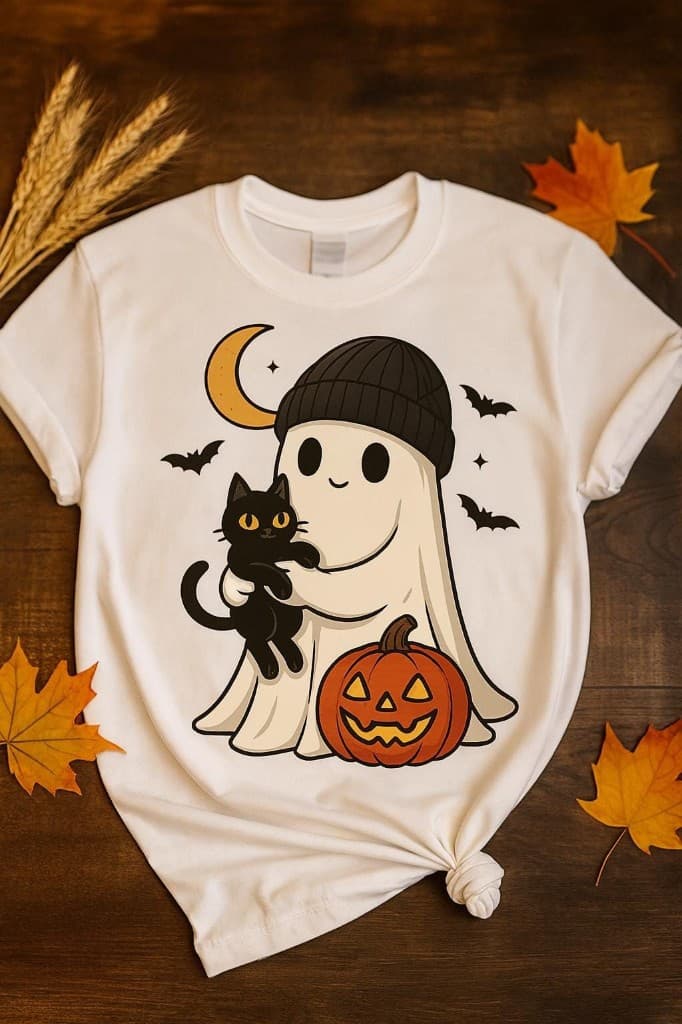 Halloween ghost tee